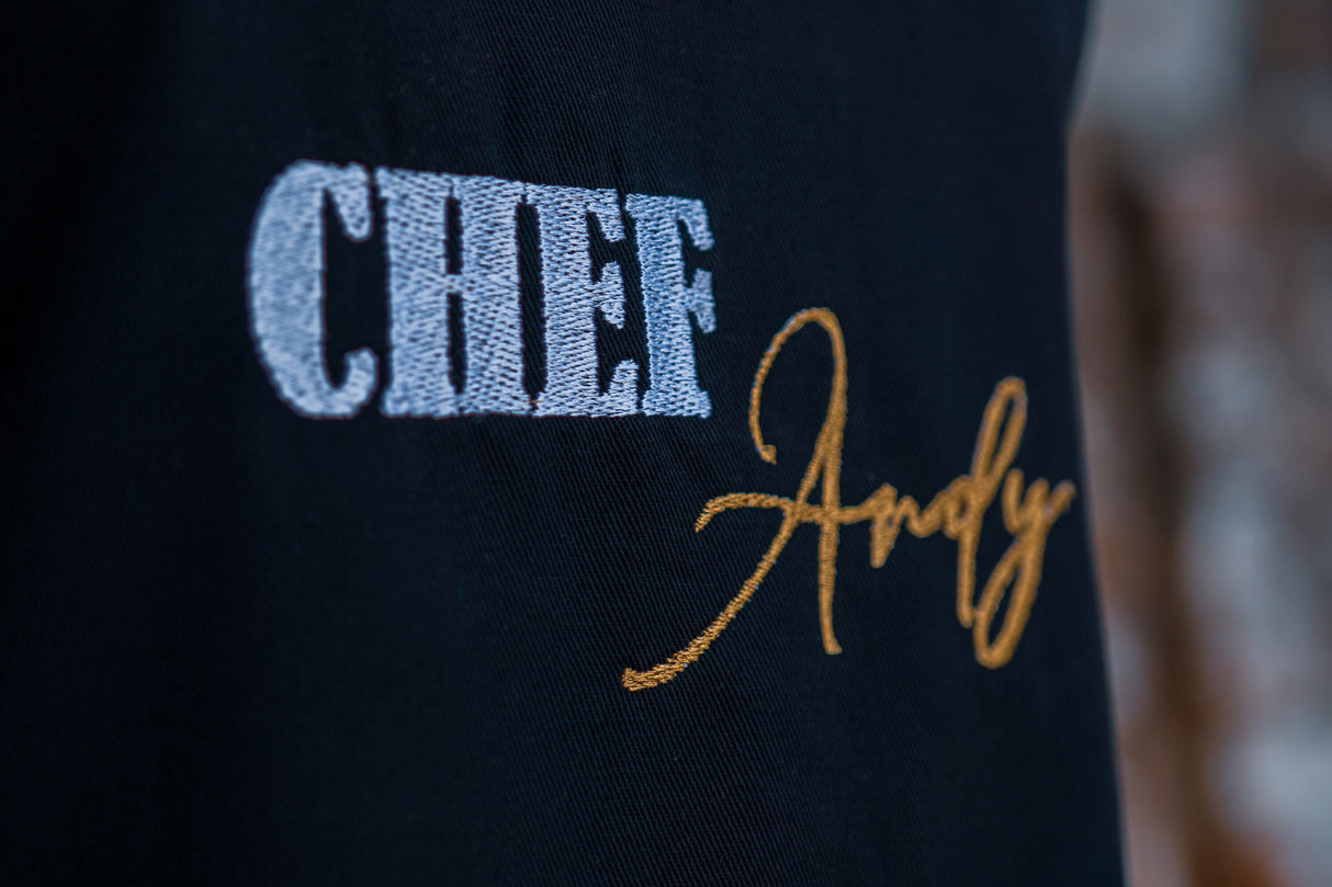 Custom Embroidered Chef Apron, Personalized Apron, Custom Apron, Cute Apron, Customized Apron, Birthday Gift, Christmas Gift, Personalized - Arria Home