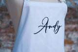 Embroidered Custom Apron, Personalized Apron, Customized Apron, Cute Apron, Kitchen Apron, Christmas Apron, Cooking Apron, Personalized Gift - Arria Home