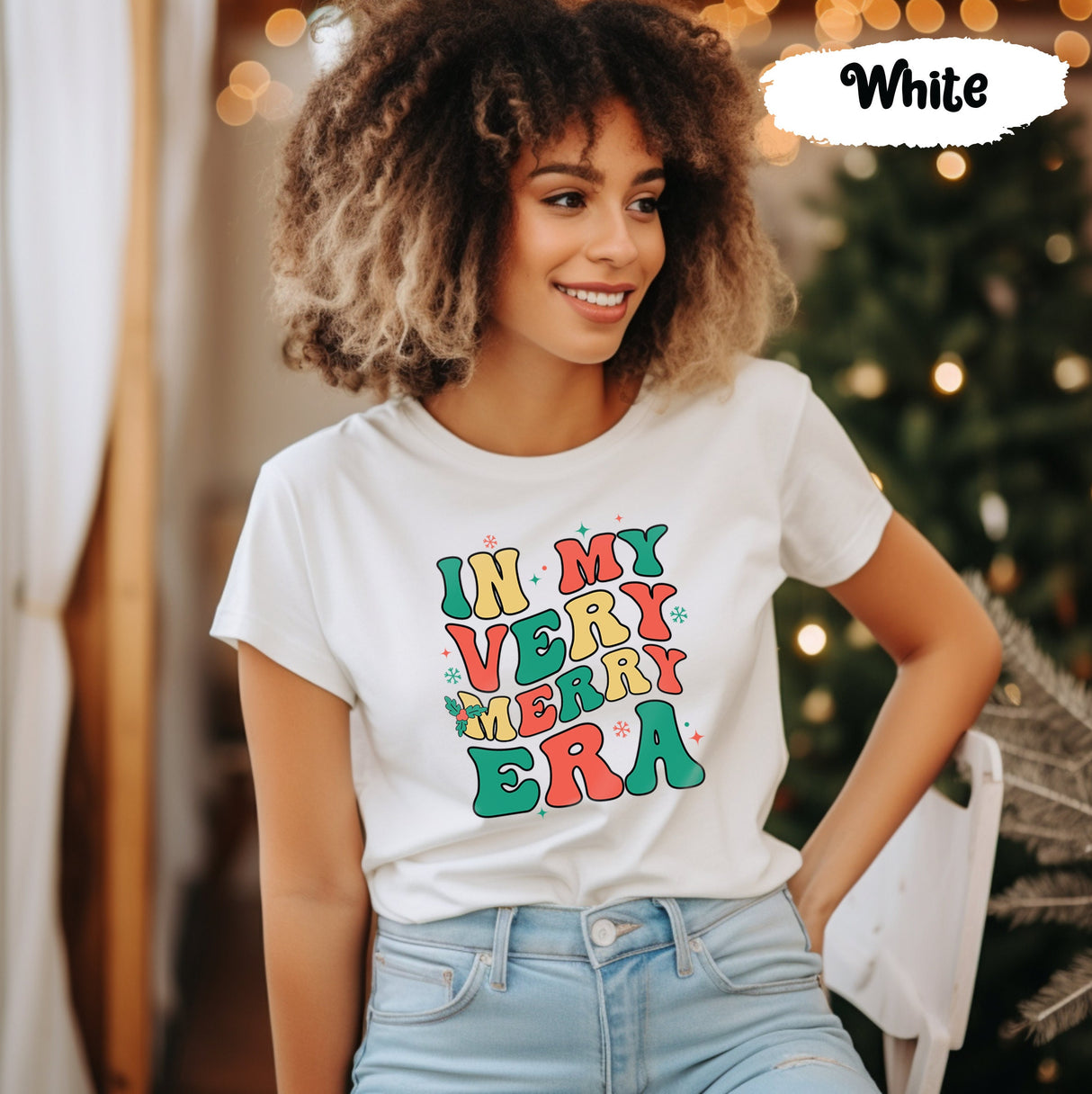 In My Very Merry Era, Chritmas Shirts, Merry Christmas, Merry Tees, Vintage Shirt, Christmas Gift Women, Very Merry Shirts, Retro Christmas