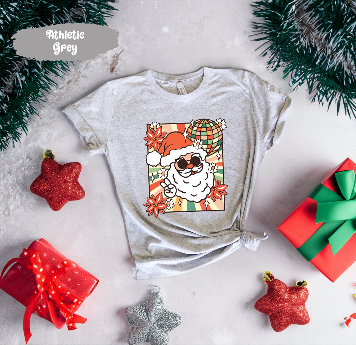 Santa Claus Tshirt, Santa Shirts, Vintage Santa, Retro Christmas, Merry Christmas Tee, Winter Shirt, Cute Christmas Shirt, Holiday Tshirt