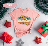 Grandma Shirt, Gift for Grandma, Sun Flowers Shirt, Mother Tshirt, Mama Shirt, Gift for Parents, Xmas Family Shirt, Cute Grandma Tee