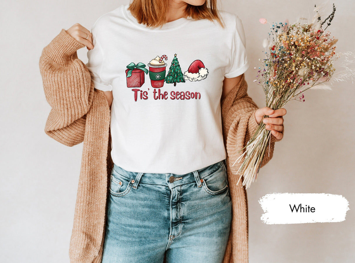 Tis the Season Shirt, Christmas Shirt, Seasonal Shirt, Merry Christmas Shirt, Christmas Tree Shirt, Christmas Outfit, Holiday Shirt