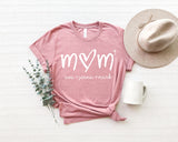 Mom Of 3 Shirt, Mom Of 3 Gift, Custom Mom Shirt, Christmas Gift, Mom Gift, Gift For Mom, Mama TShirt, Gift For Mama, Mothers Day Gift