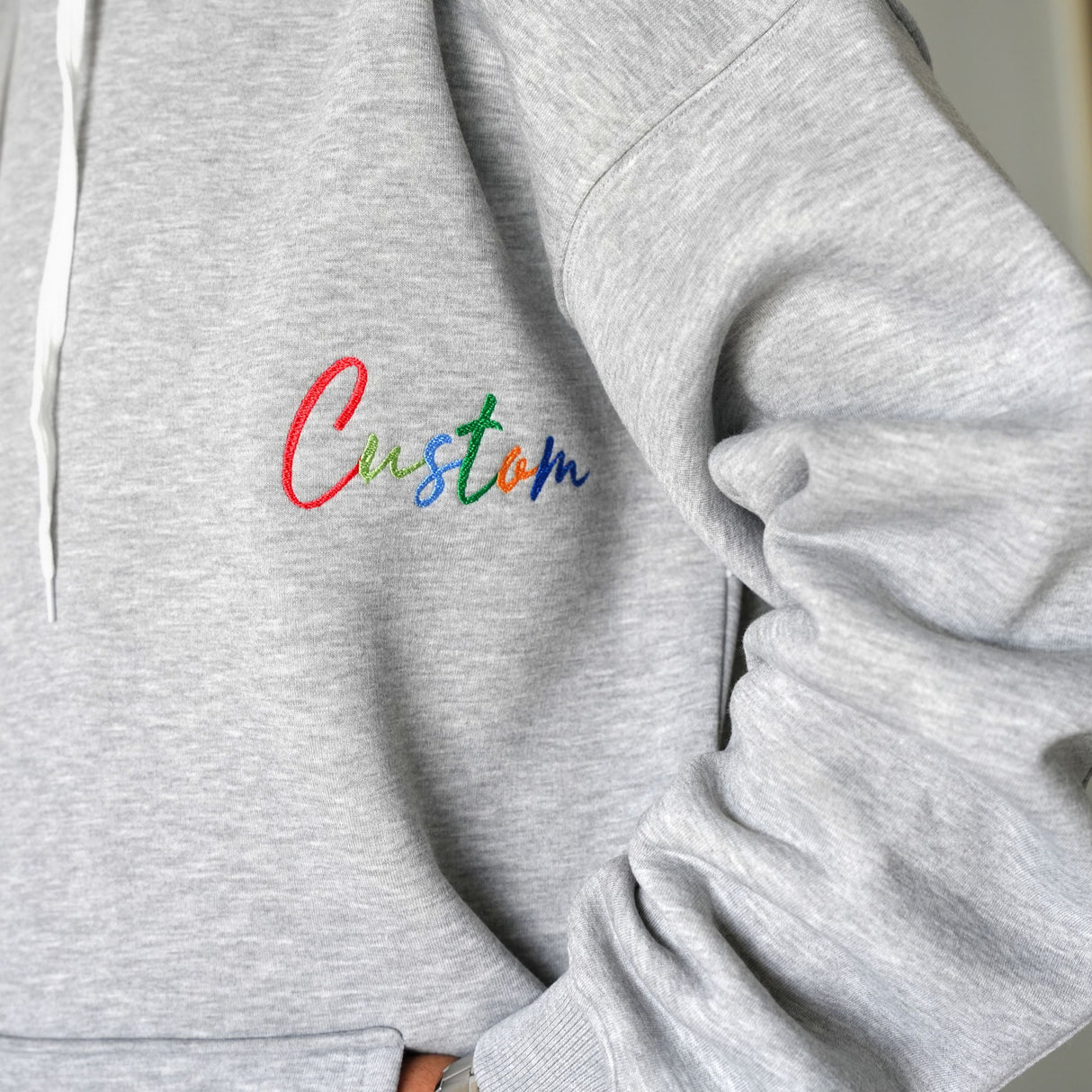 Custom Embroidered Sweatshirt, Personalized Hoodie, Embroidered Unisex Crewneck, Christmas Gift, Couple Gift Idea, Personalized Gift - Arria Home