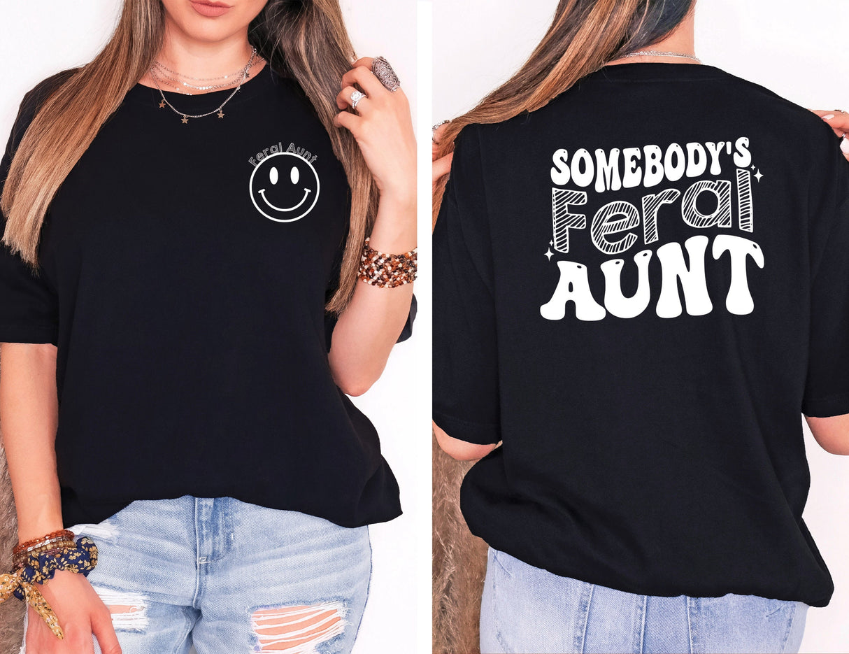 Aunt Shirt, Aunt Gift, Funny Aunt Tees, Auntie TShirts, Auntie Gift, Feral Aunt Shirts, Feral Aunt TShirts, Gift For Aunt, Cool Aunt Shirt