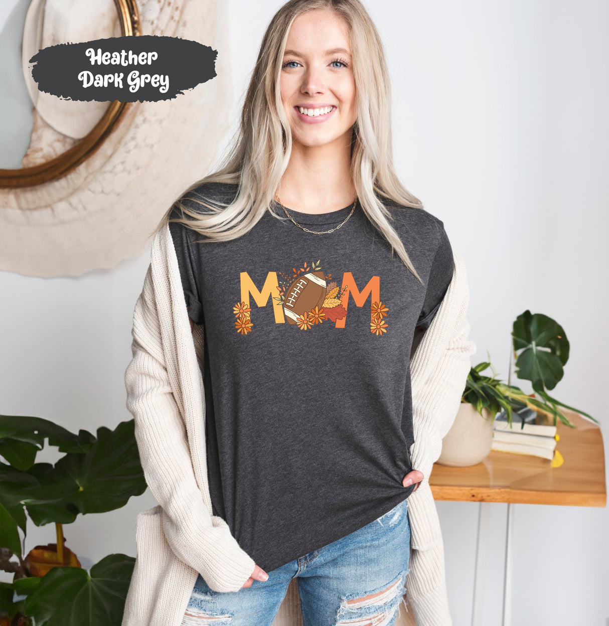 Football Shirt, Football Mom, Football Shirts, Football Gifts, Football Mama, American Football, Unique Holiday Gift, Fall Football Season