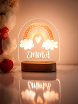 Personalize Baby Night Light, Custom Name Led Night Light Gift, Nursery Decor, Kids Room Decor, Newborn Gift, Toddler Personalized Gift - Arria Home