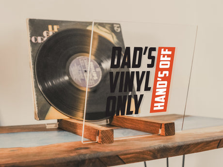 Custom Vinyl Record Storage, Personalized Album Record Display Stand, Record Holder, Fathers Day Gift, Anniversary Gift, Music Lover Gift - Arria Home