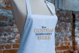 Embroidered Custom Apron, Personalized Apron, Customized Apron, Cute Apron, Kitchen Apron, Christmas Apron, Cooking Apron, Personalized Gift - Arria Home