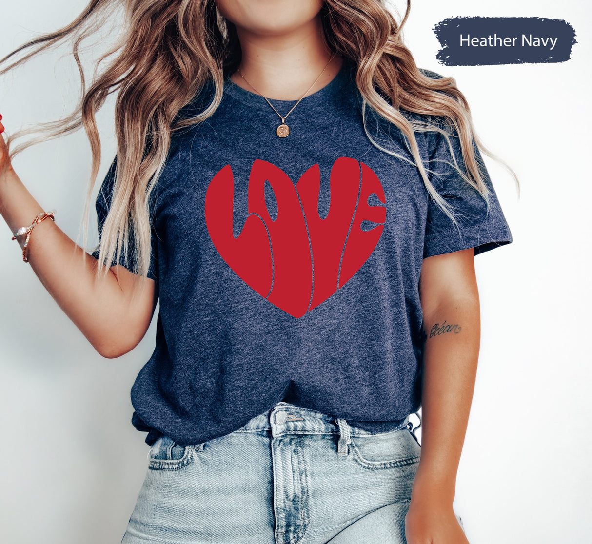 Red Love Tshirt, Love Shirt, Valentines Day Gift, Gift for Her, Gifts for Boyfriend, Heart Tshirts, Valentines Gift, February 14 Tees