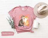 Lover Cats Shirt for Valentines Day, Kids Valentines, Valentines Gifts, Couple Shirts, Matching Couple Tees, Lover Tshirt, Valentines Tee