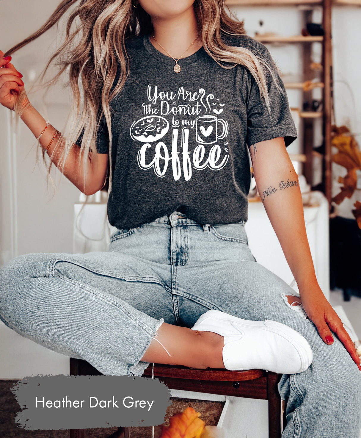 You Are The Donut To My Coffee Tee for Valentines Day, Gift for Her, Gifts for Boyfriend, Valentines Gifts, Lover Shirt, Valentines Shirts