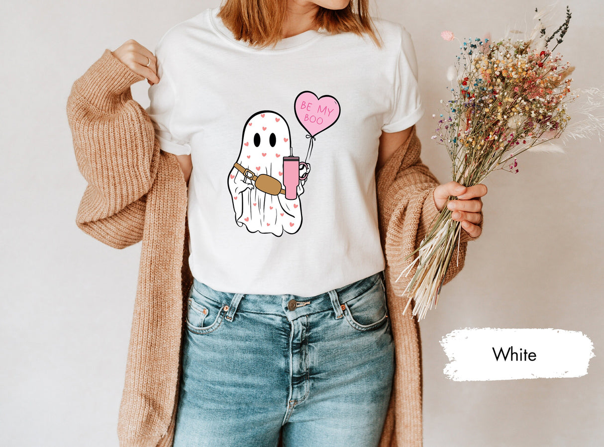 Be My Boo Ghost Tee for Valentines Day, Lover Tshirt, Ghost Tshirts, Valentines Gifts, Gift for Her, Gifts for Boyfriend, Kids Valentines