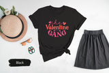 The Valentine Gang Shirt for Valentines Day, Matching Couple Tees, Couple Gifts, Valentines Shirt, Lover Tshirt, Gift for Her, Couple Shirts