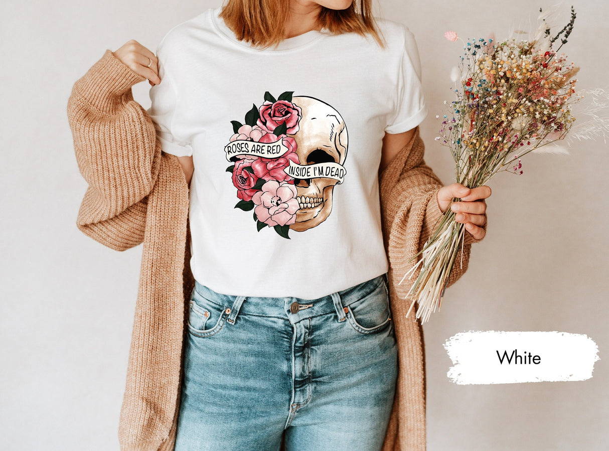 Valentines Gifts for Single People, Breakup Shirt, Valentines Shirts, Valentines Day, Lover Tshirt, Rose Tshirts, Skull T-Shirt, Love Tee