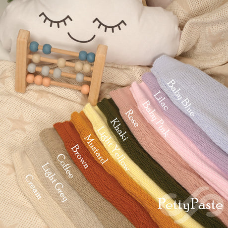 Baby Blanket Personalized First Christmas Gift, Embroidered Baby Knit Blanket Sweater Beanie Pillow, Custom Baby Name Blanket, Child Gift - Arria Home