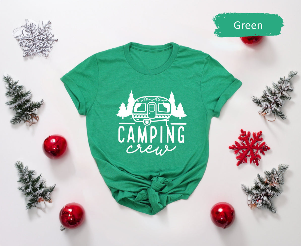 Camping Crew Tshirts, Camping Shirts, Gift for Camp, Nature Lover Tshirt, Camp Shirt, Traveling Crew Tees, Camp Crew Tee, Van Trip Gifts