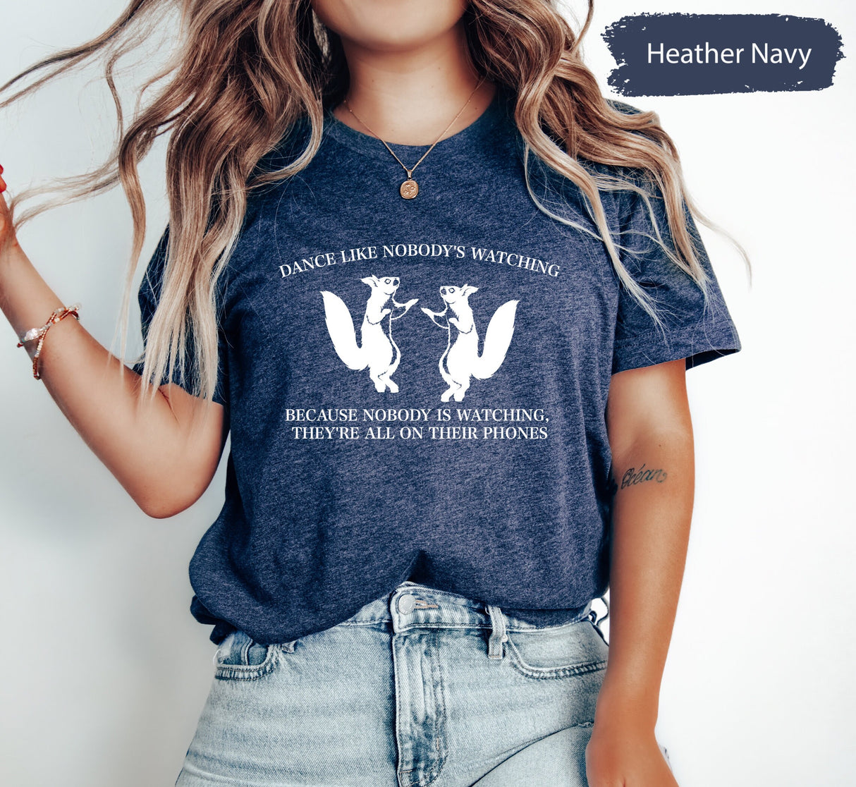 Dance Like Noone Watching, Meme Shirt, Funny Squirrel Tee, Sarcastic T Shirt, Funny Shirts, Trending T-Shirt, Dance Tshirt, Squirrel Tshirts