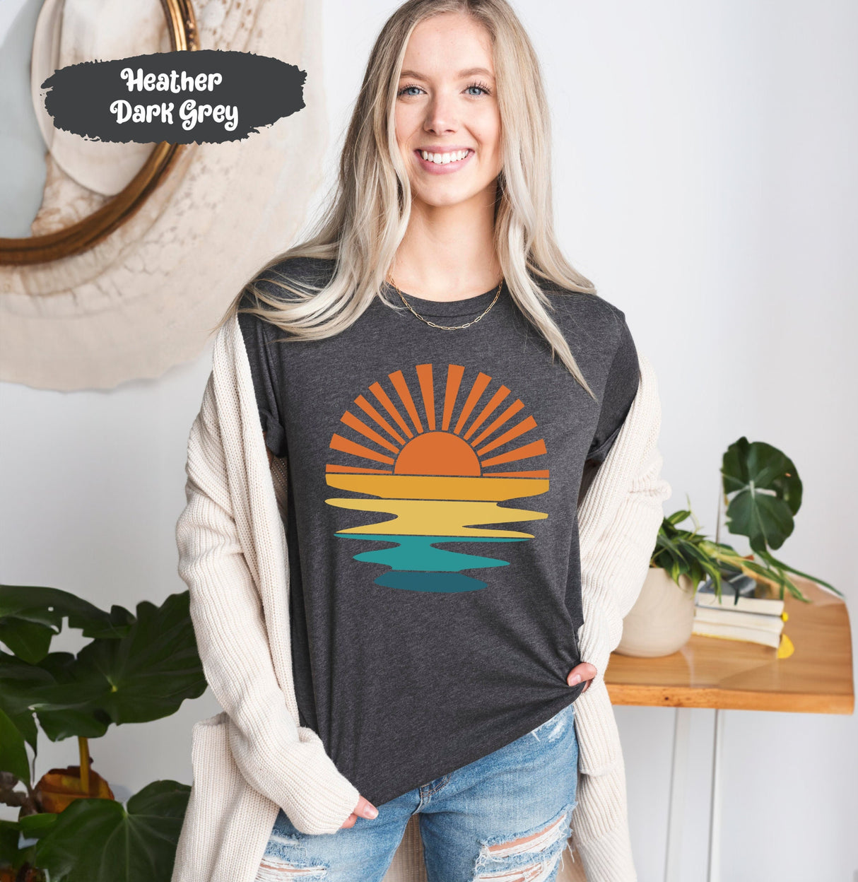 Sunset Shirt, Sun Tshirts, Sunrise Shirts, Nature Tshirt, Sea T-Shirt, Beach T Shirt, Celestial T Shirts, Summer T-Shirts, Cute Womens Shirt