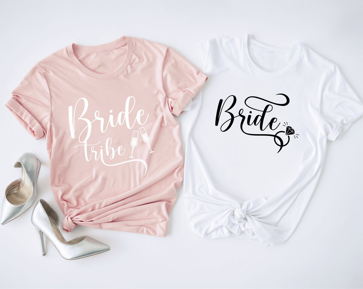 Bride Shirt, Bride Team Tshirts, Bachelorette Shirts, Bride To Be Tshirt, Wedding Gift, Wedding Party Tees, Bride Tribe Gift, Team Bride Tee