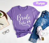 Bride Shirt, Bride Team Tshirts, Bachelorette Shirts, Bride To Be Tshirt, Wedding Gift, Wedding Party Tees, Bride Tribe Gift, Team Bride Tee