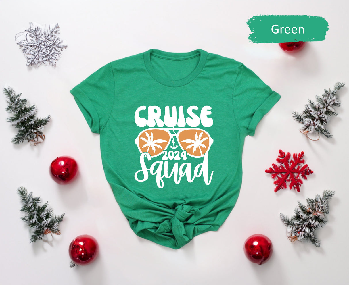 Cruise Squad 2024 Tshirt, Cruise Trip Tshirts, Group Holiday Shirts, Gift for Cruise Team, Cruise Gifts, Holiday Team Shirt, 2024 Cruise Tee