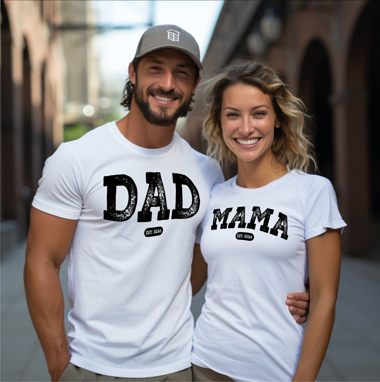 Dad Mama Shirt, Matching Couple Tees, Bridal Party Tshirts, Wedding Tshirt, Honeymoon Tee, Wedding Party Gift, Love Gifts, Couple Shirts