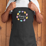 Personalized Easter Bunny Apron, Spring Cooking Apron, Holiday Baking Apron, Custom Kitchen Decor, Cute Floral Chef Apron, Easter Gift Idea - Arria Home