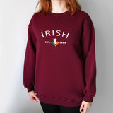 I Love Beer Sweatshirt, Irish Day Sweatshirt, Beer Lover Gifts, Drinking Hoodie, St. Patrick's Day Gifts for Him, Custom Unisex Crewneck - Arria Home