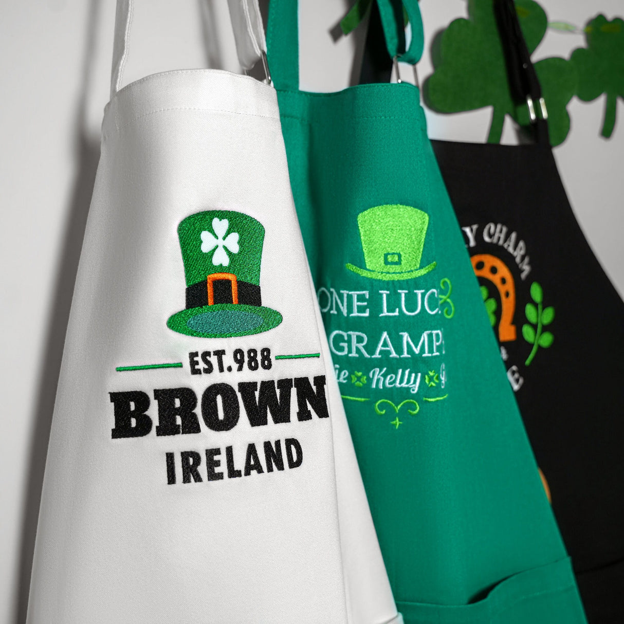 Custom Ireland Dublin Cooking Apron, Irish Gifts, Kingdom of Dublin, Personalized Irish Gift, St. Patrick's Day Gifts, Personalized Apron - Arria Home