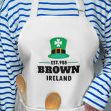 Personalized Lucky Charm Apron, St. Patrick's Day Cooking Apron, Irish Pub Apron, Irish Cooking Gifts, Custom Gifts, Apron with Pocket - Arria Home