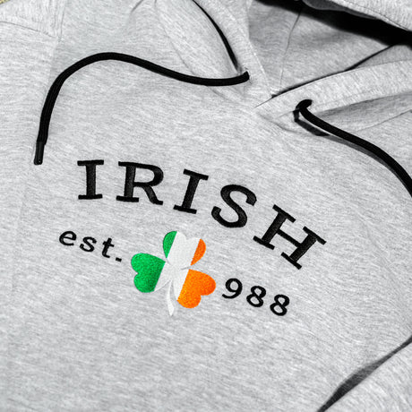 Personalized Leprechaun Hat Sweatshirt, Luck of The Irish, Lucky Charm Gifts, St. Patrick's Day Embroidery Sweatshirt, Funny Irish Hoodie - Arria Home