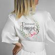 Personalized Bridesmaid Robes, Custom Satin Maid of Honor Robe, Wedding Shower Gifts, Maid of Honor Gifts, Bridesmaid Pajamas, Gift for Her - Arria Home