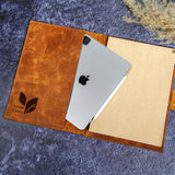 Personalized Macbook Pro Air Leather Case, 13" 14" 15" 16" Laptop Sleeve, Ipad Case, Macbook Folio Case, Leather Laptop Case Portfolio - Arria Home