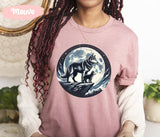 Wolf Mama Tshirt, Mothers Day Shirt, Gift for Parents, Mommy T-Shirt, Wife Gifts, Mom T-Shirts, Mother Tshirts, Mom Birthday Gift, Mom Tee