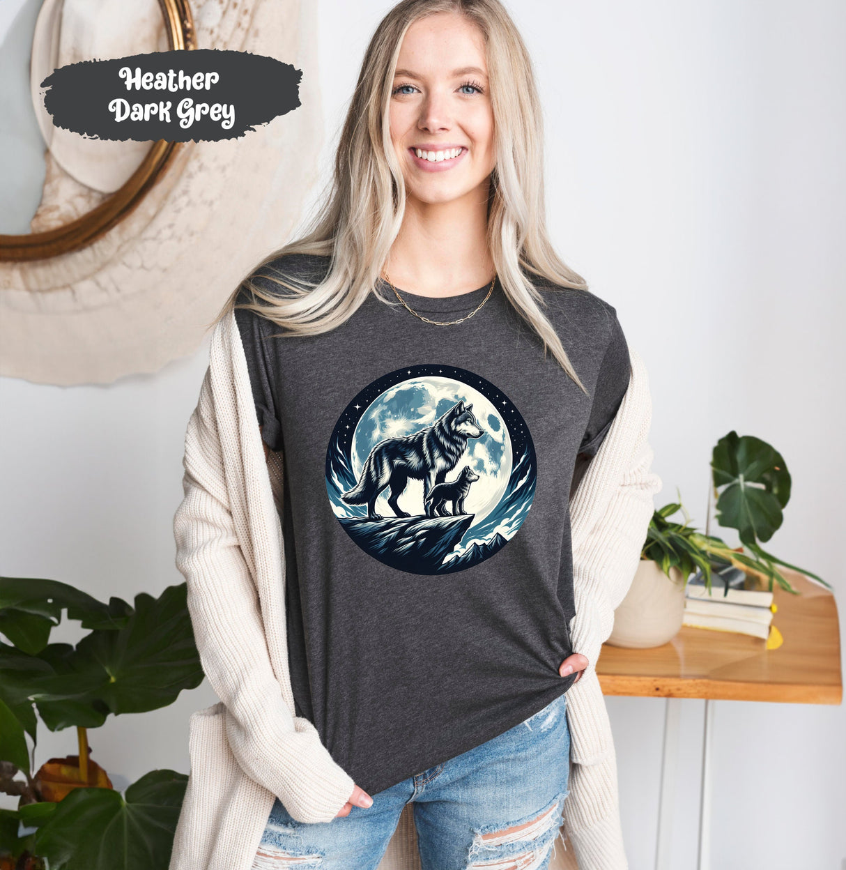 Wolf Mama Tshirt, Mothers Day Shirt, Gift for Parents, Mommy T-Shirt, Wife Gifts, Mom T-Shirts, Mother Tshirts, Mom Birthday Gift, Mom Tee