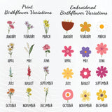 a bunch of flowers that are in different colors