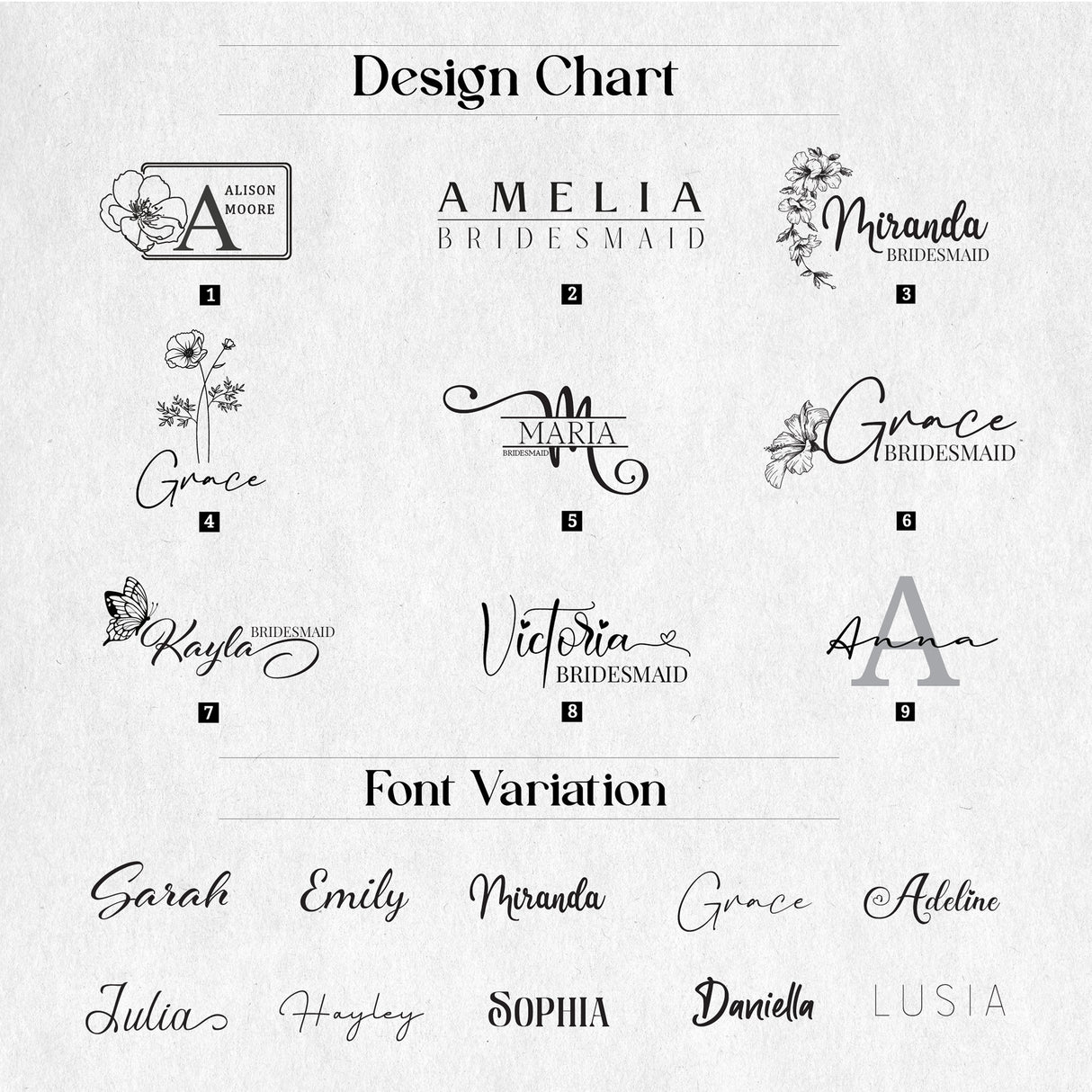 a bunch of different types of logos on a piece of paper