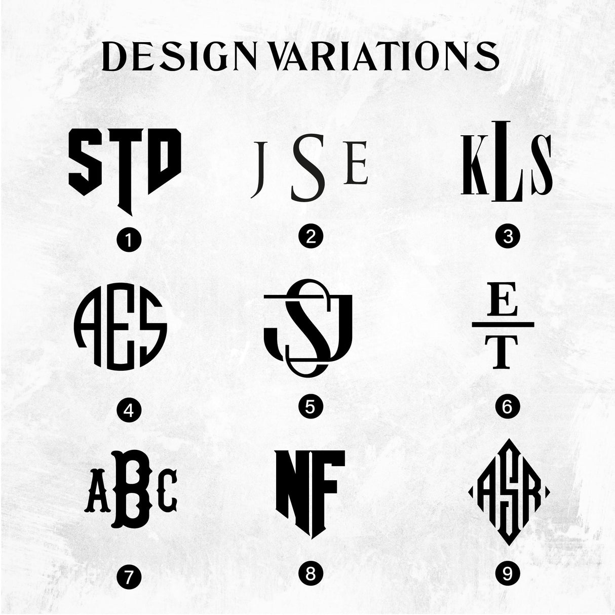 a bunch of different type of logos