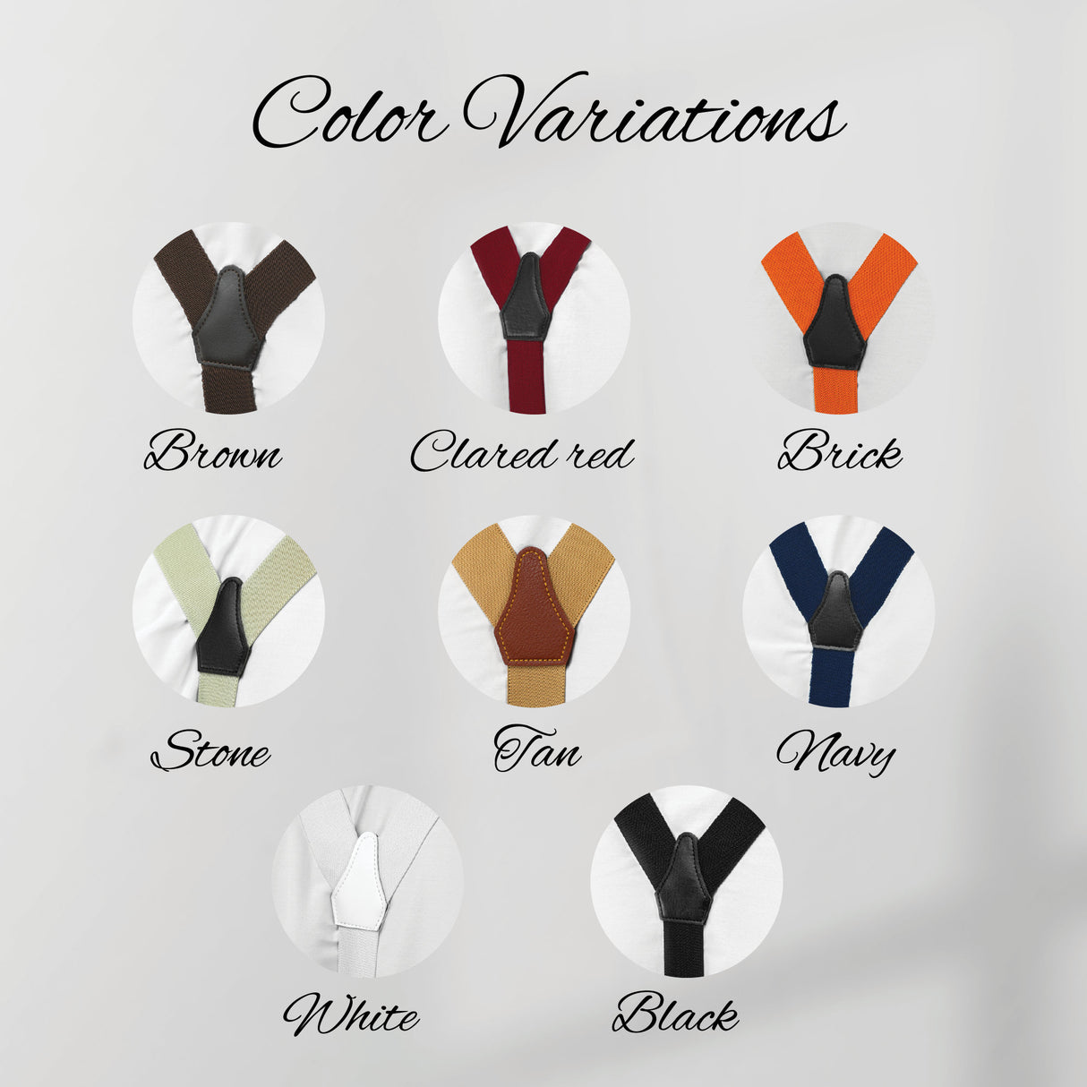 a bunch of different color variations of ties