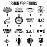 a bunch of different type of logos