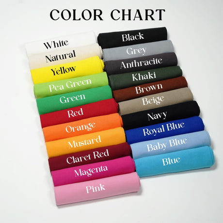 the color chart for a bed sheet set