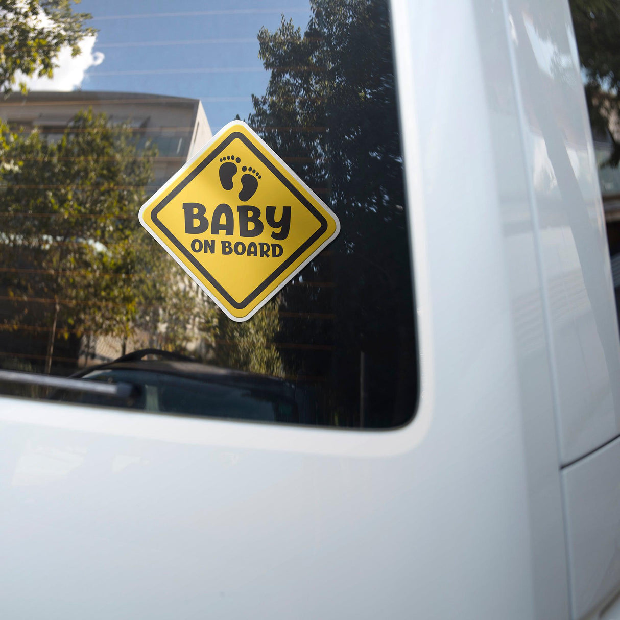 Baby on Board Car Rear Window Sticker, Funny Car Decals, Bumper Stickers, Cute Car Accessories, Car Vinyl Decals, Funny Kids Car Sticker