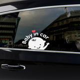 Baby on Board Car Rear Window Sticker, Funny Car Decals, Bumper Stickers, Cute Car Accessories, Car Vinyl Decals, Funny Kids Car Sticker