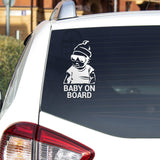 Baby on Board Car Rear Window Sticker, Funny Car Decals, Bumper Stickers, Cute Car Accessories, Car Vinyl Decals, Funny Kids Car Sticker