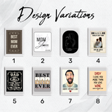 Custom Wine Bottle Label for Mom Chirstmas Gift: Personalized Wine Lover Gift