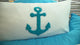 Embroidery Nautical Pillow, Coastal Pillow, Boat Pillow, Beach House Decor, Lake Pillow, Sailing Decor, Anchor Decor, Custom Pillow, Gift