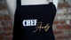 Custom Embroidered Chef Apron, Personalized Apron, Custom Apron, Cute Apron, Customized Apron, Birthday Gift, Christmas Gift, Personalized